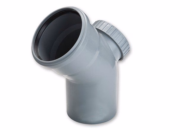 שקע תקע זוית 50 45° עם ביקורת