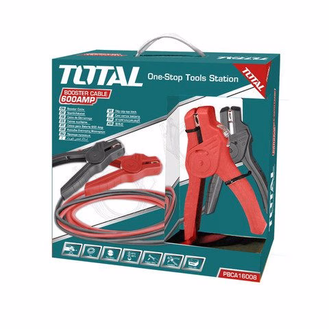 טוטאל PBCA16008 כבל הנעה לרכב - 600 אמפר